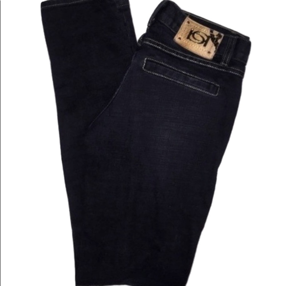 Bebe Sz 28 Dark Wash Skinny Jeans EUC